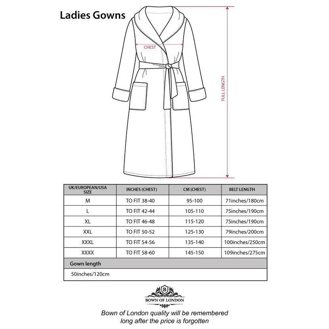 Unisex Dressing Gown - Duchess Navy - Image 7