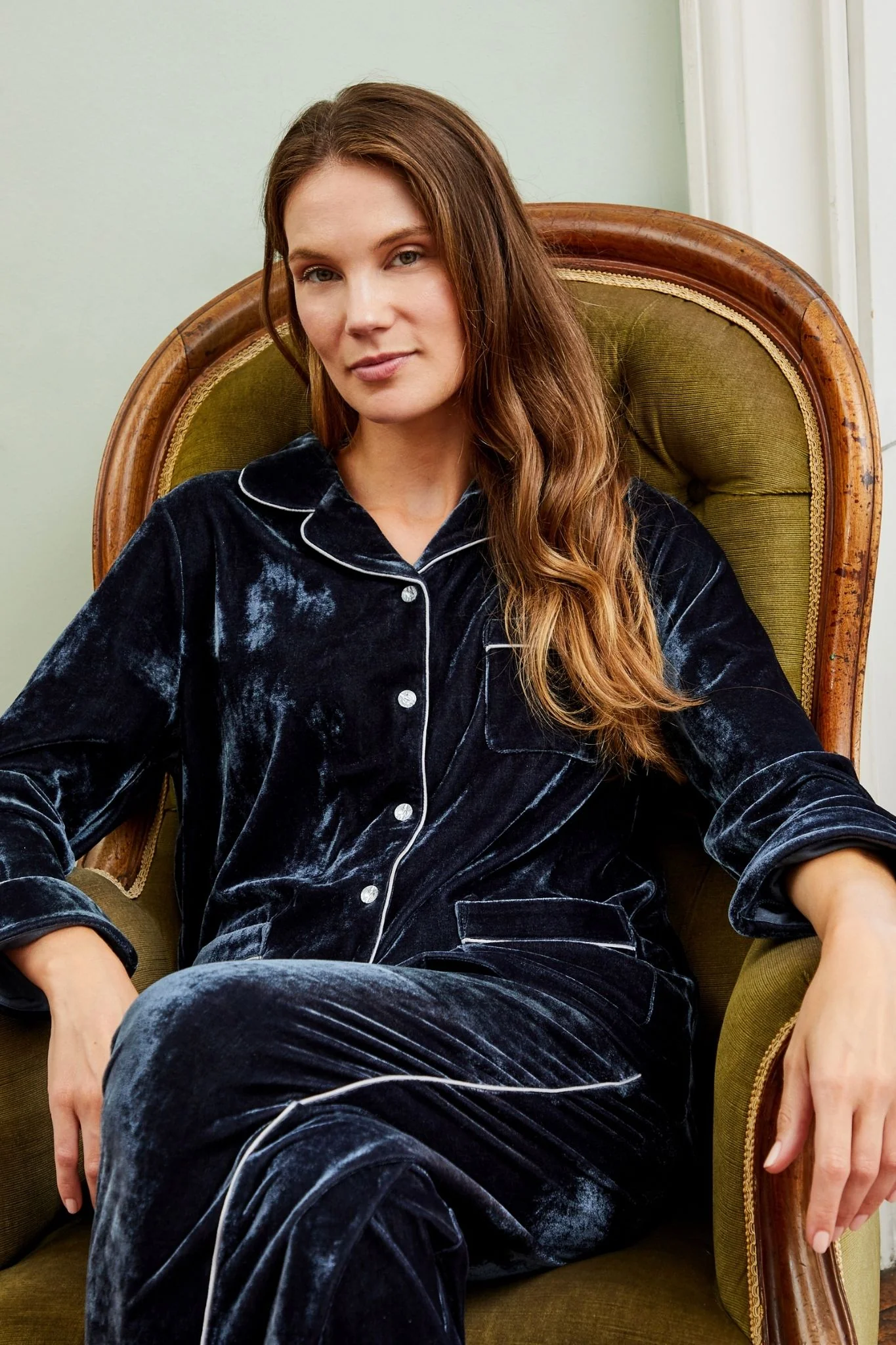 Women's Velvet Pyjamas - Aphrodite - Image 3