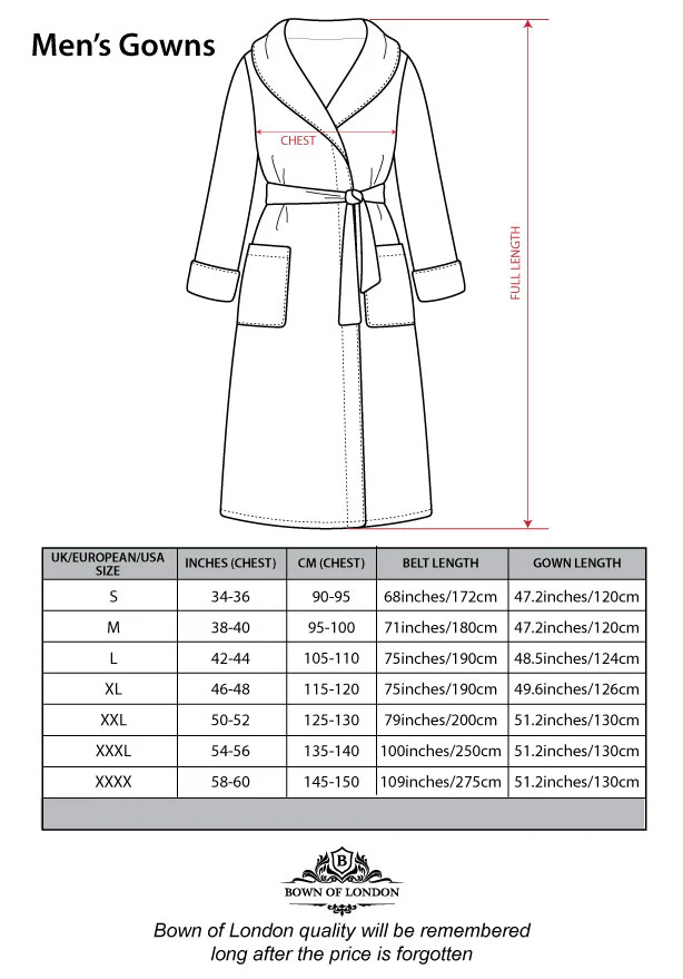 Men's Dressing Gown - Earl Claret - Image 6