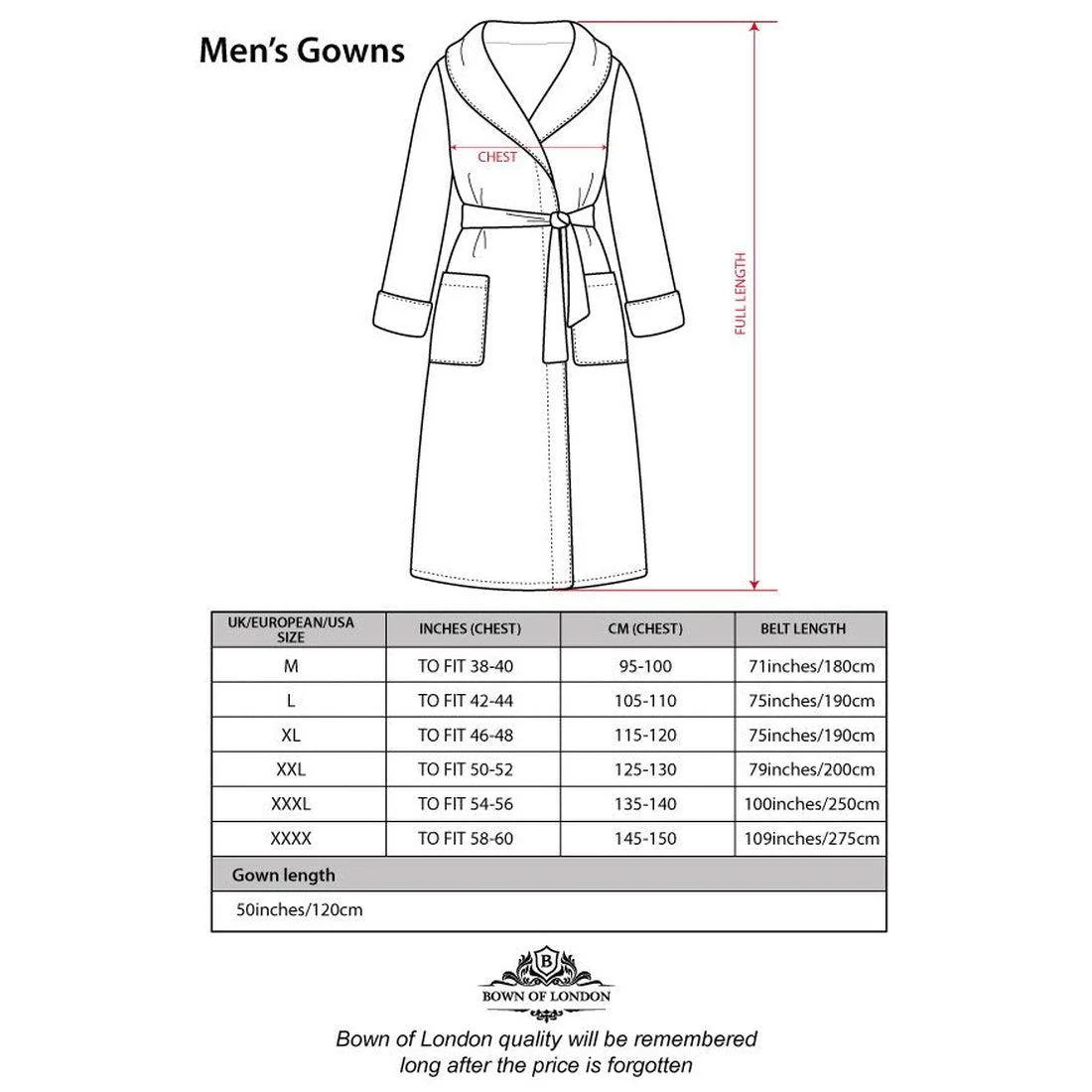 Men's Hooded Towelling Dressing Gown - Pale Grey - Image 9