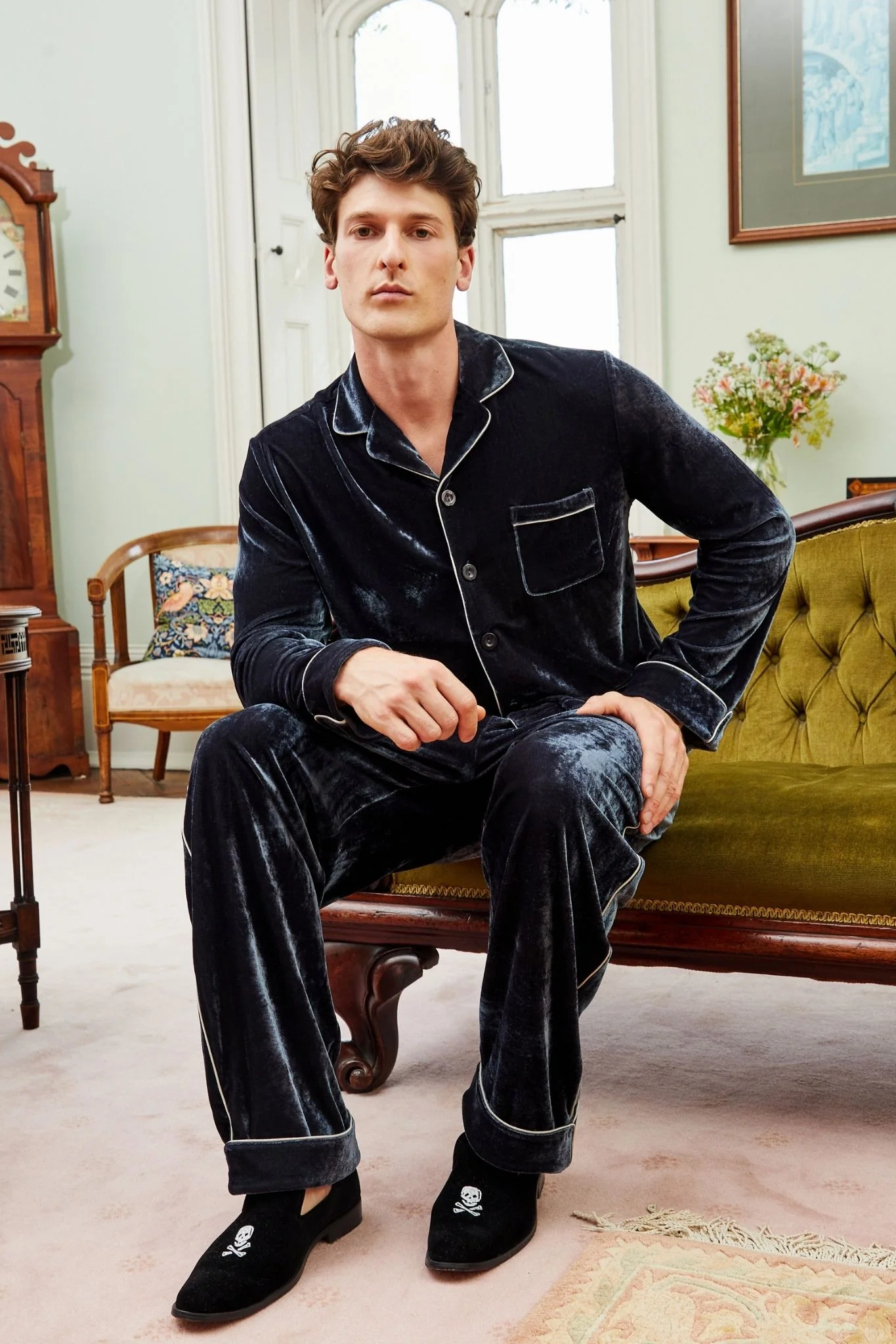 Men's Velvet Pyjamas - Zeus - Image 3