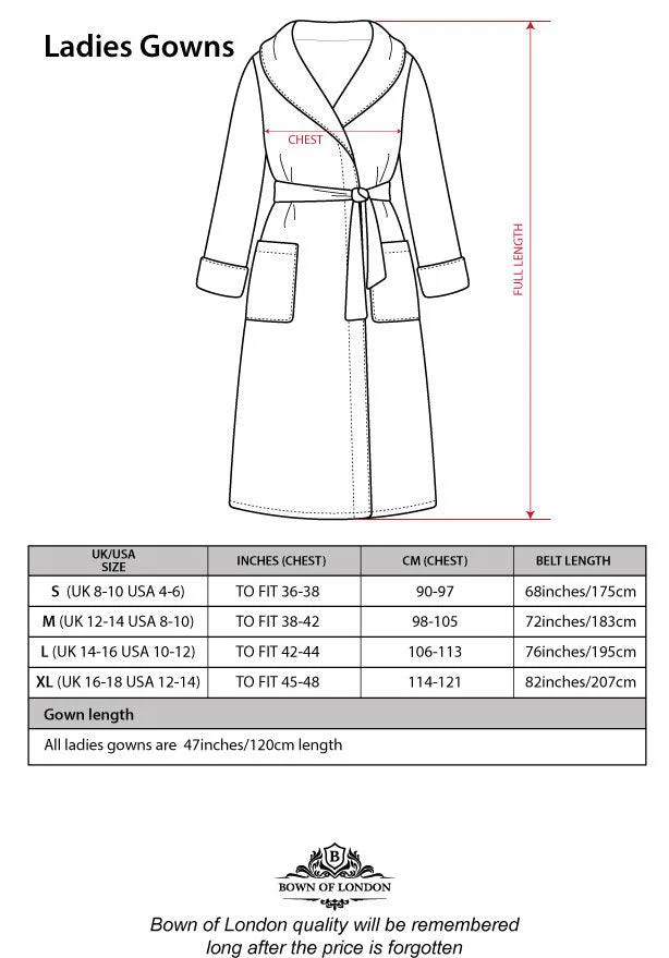 Women's Dressing Gown - White - Image 10
