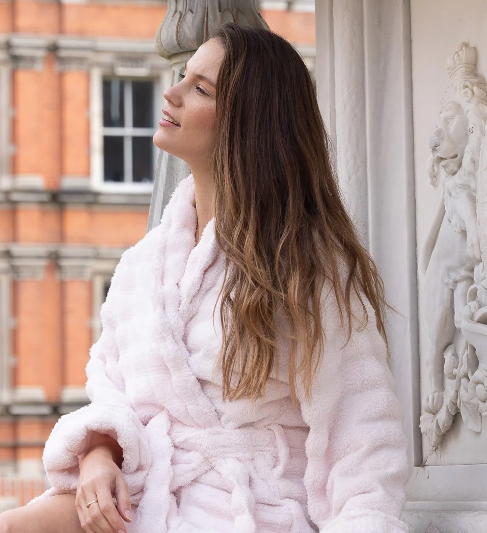 Women's Towelling Dressing Gown - Oceania - Image 3
