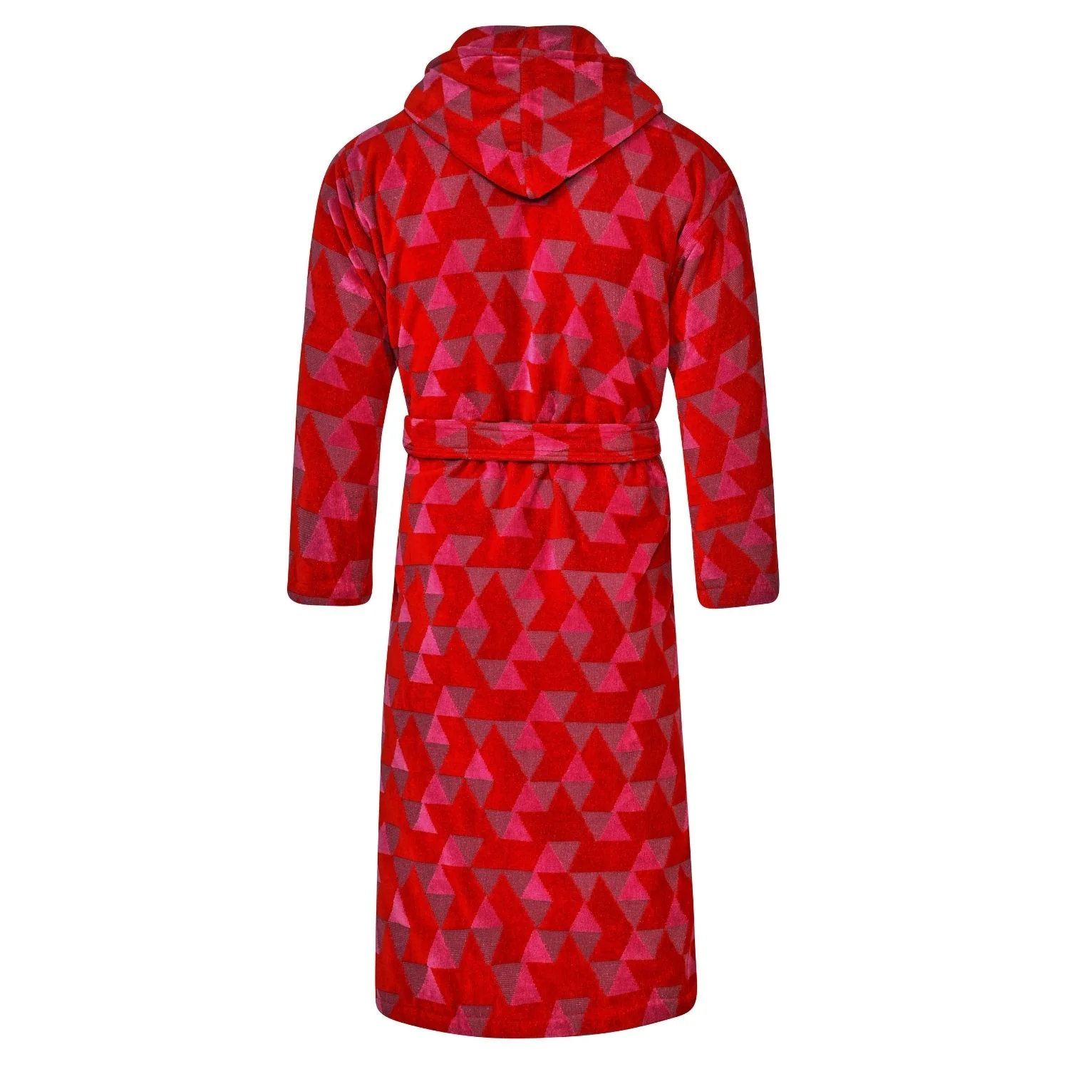 Women's Hooded Dressing Gown - Pink Diamond - Image 4
